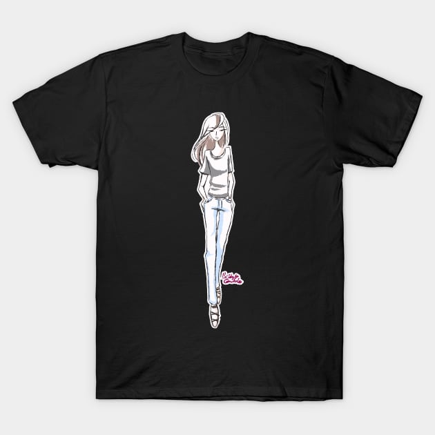 Fashion Illustration Babe 1 T-Shirt by BonBonBunny